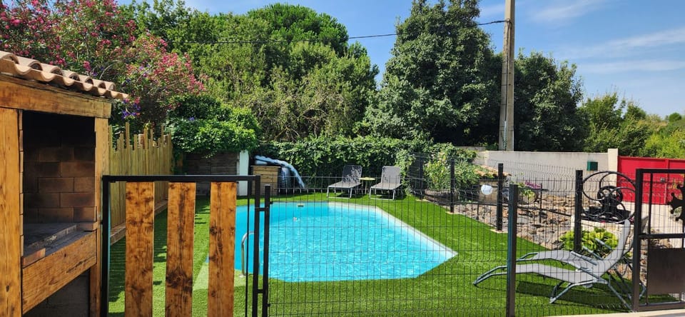 Pool view, Swimming pool, Swimming pool, sunbed