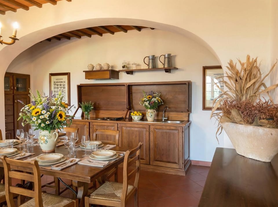 Kitchen or kitchenette, Dining area