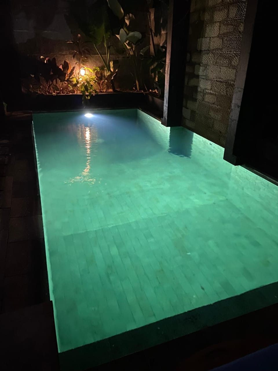 Night, Swimming pool
