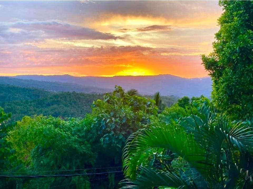 Mountain view, Sunset