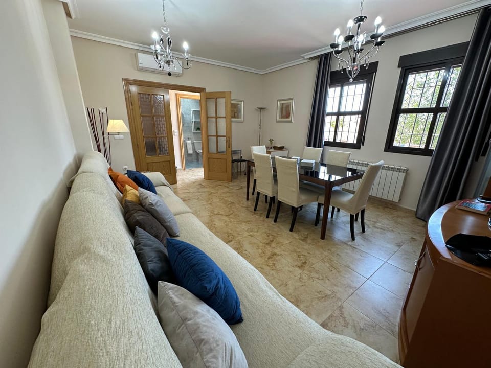 Living room, Seating area, Dining area