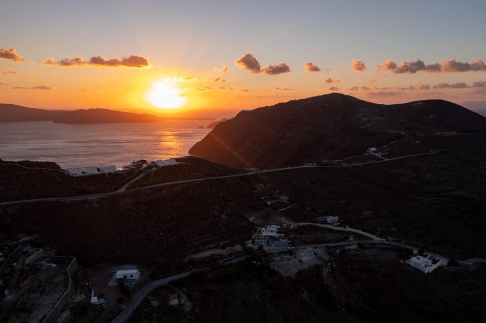 Nearby landmark, Natural landscape, Mountain view, Sunset