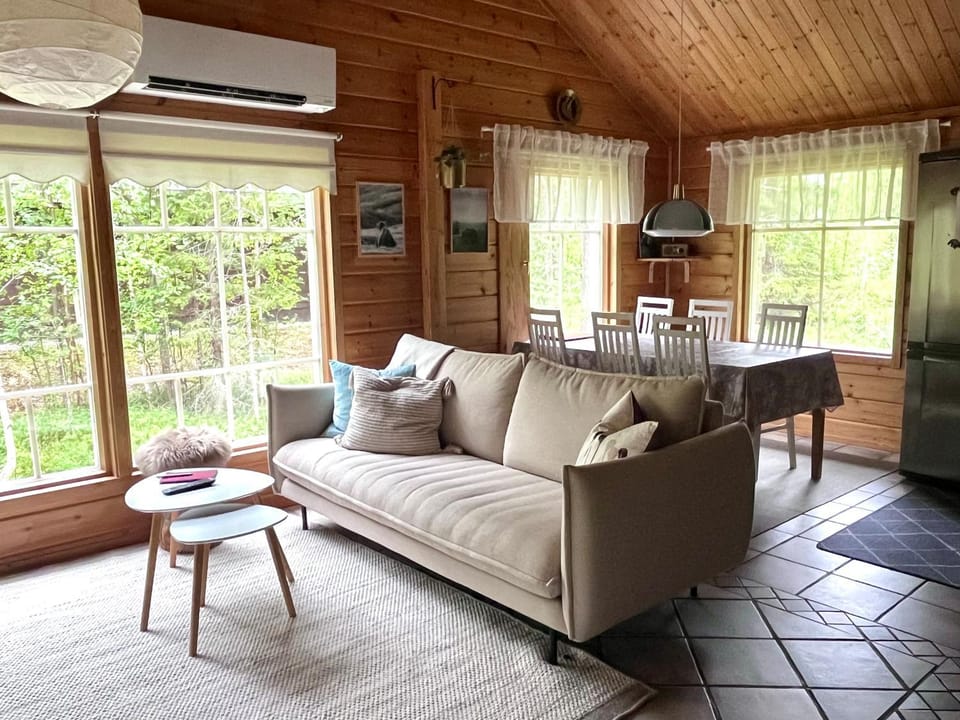 Kitchen or kitchenette, Living room, Photo of the whole room, Seating area, Dining area, furniture, air conditioner