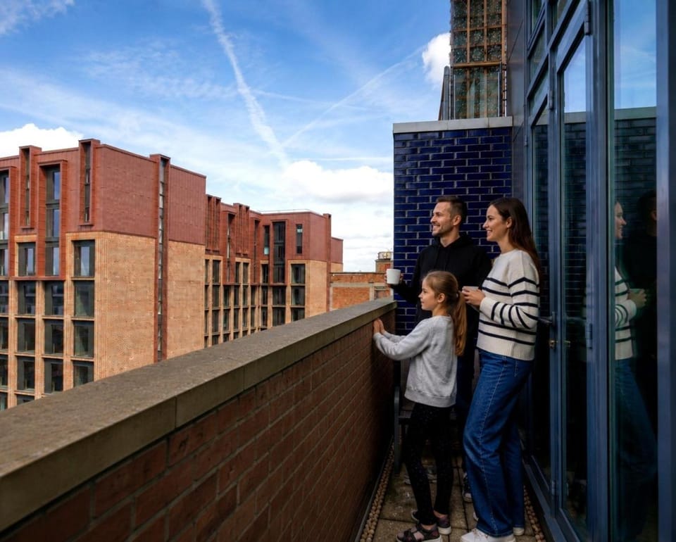Day, People, View (from property/room), Balcony/Terrace, children, group of guests, Family