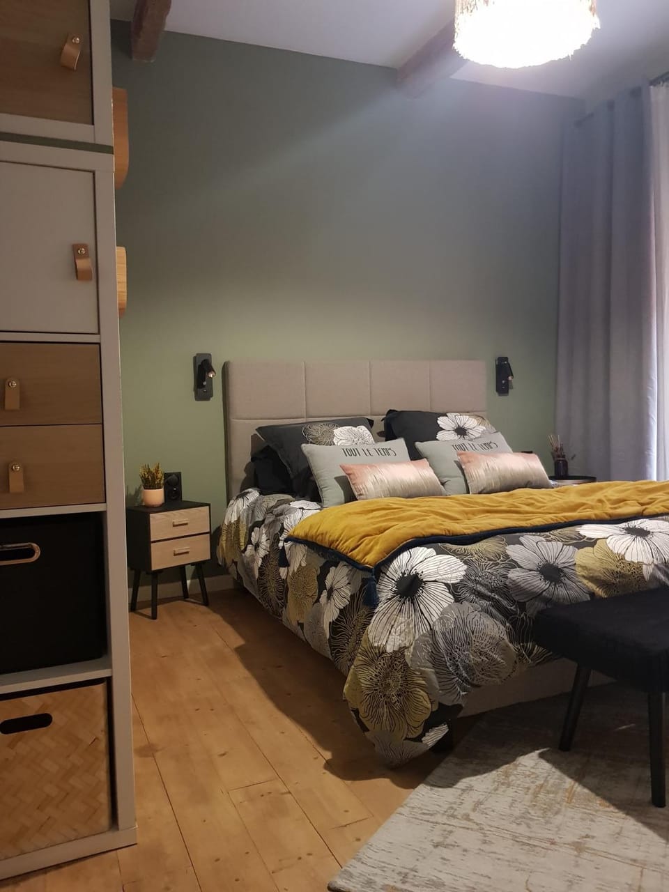 Bed, Bedroom, wardrobe