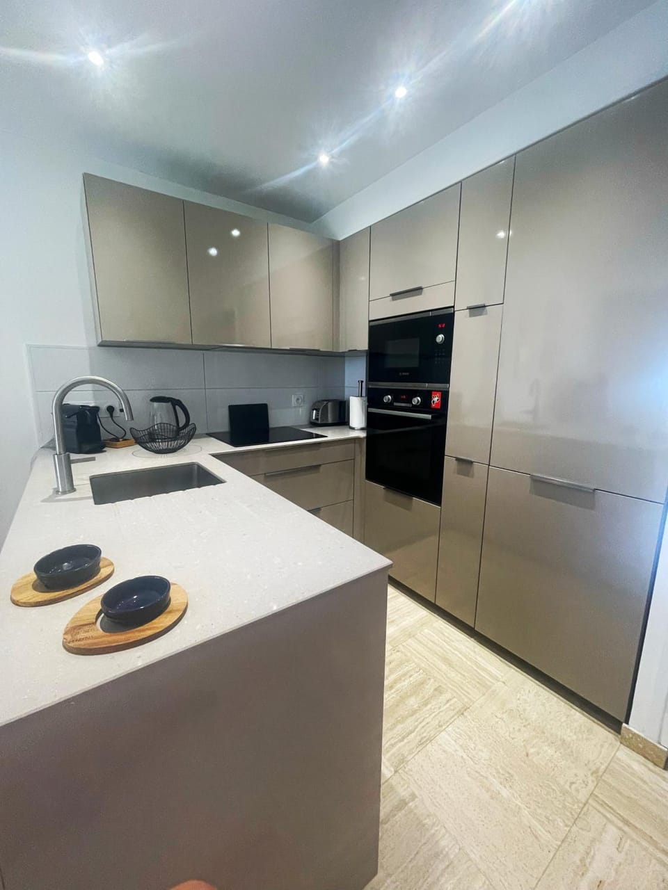 Kitchen or kitchenette, kitchen