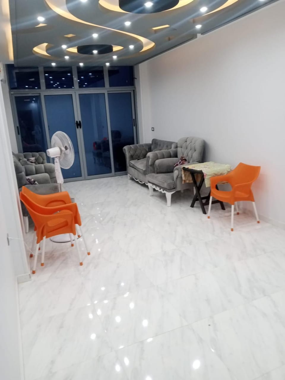 Living room, Seating area, air conditioner