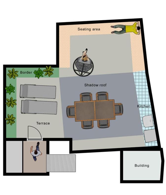 Balcony/Terrace, Floor plan