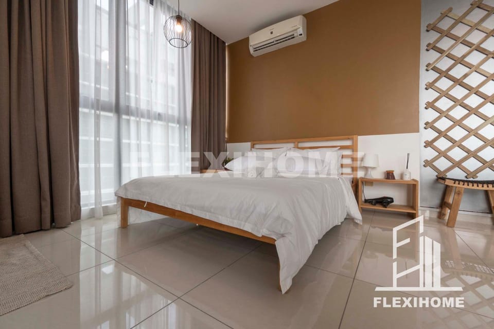 Bed, air conditioner
