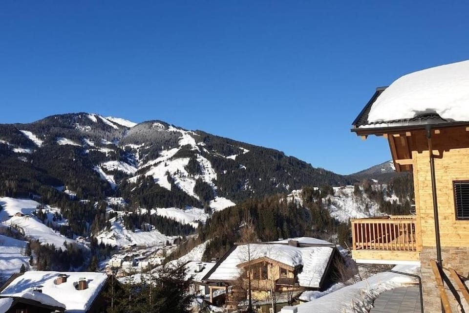 Property building, Natural landscape, Winter, Mountain view