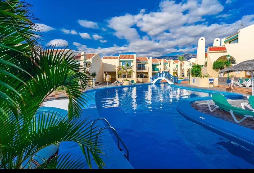 Property building, View (from property/room), Swimming pool, sunbed
