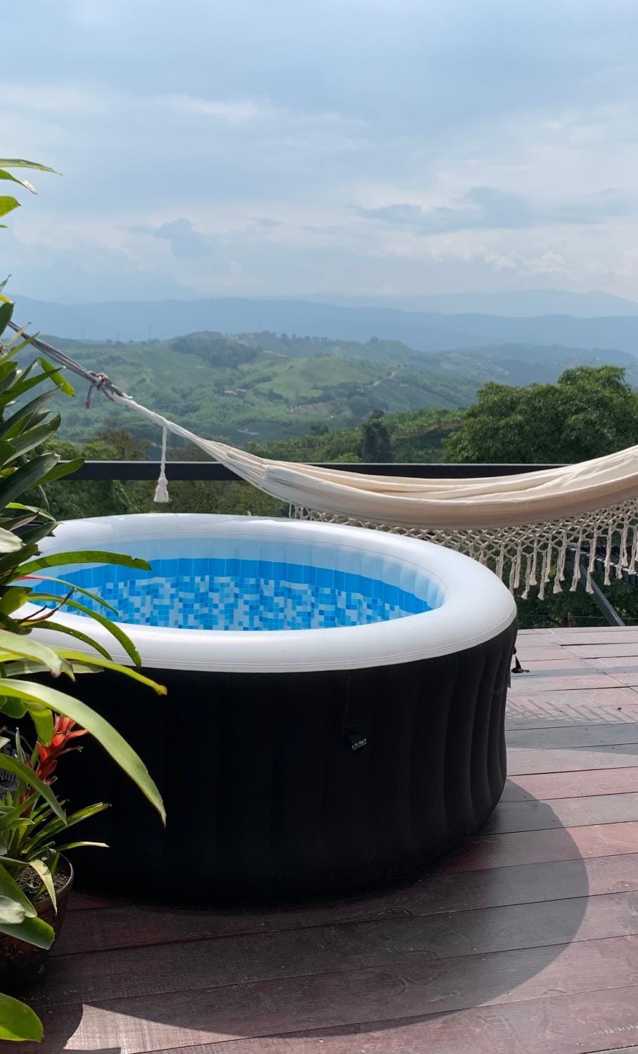 Natural landscape, Mountain view, Pool view