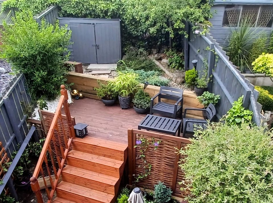Garden, Balcony/Terrace, Seating area, Garden view