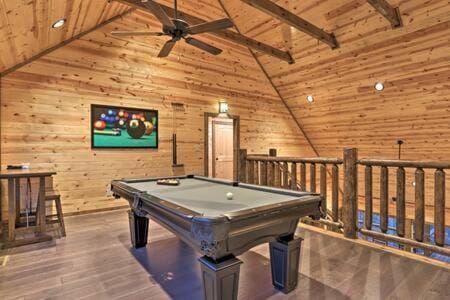 Luxury Smoky Mountain Cabin, Indoor Pool, Theater & Hot Tub, Sleep 12 with Game Room, Fireplaces & Dog-Friendly Comfort, Private Deck with Mountain Views, Minutes to Dollywood, Gatlinburg & Great Smoky Mountains National Park Cabin in Sevier County