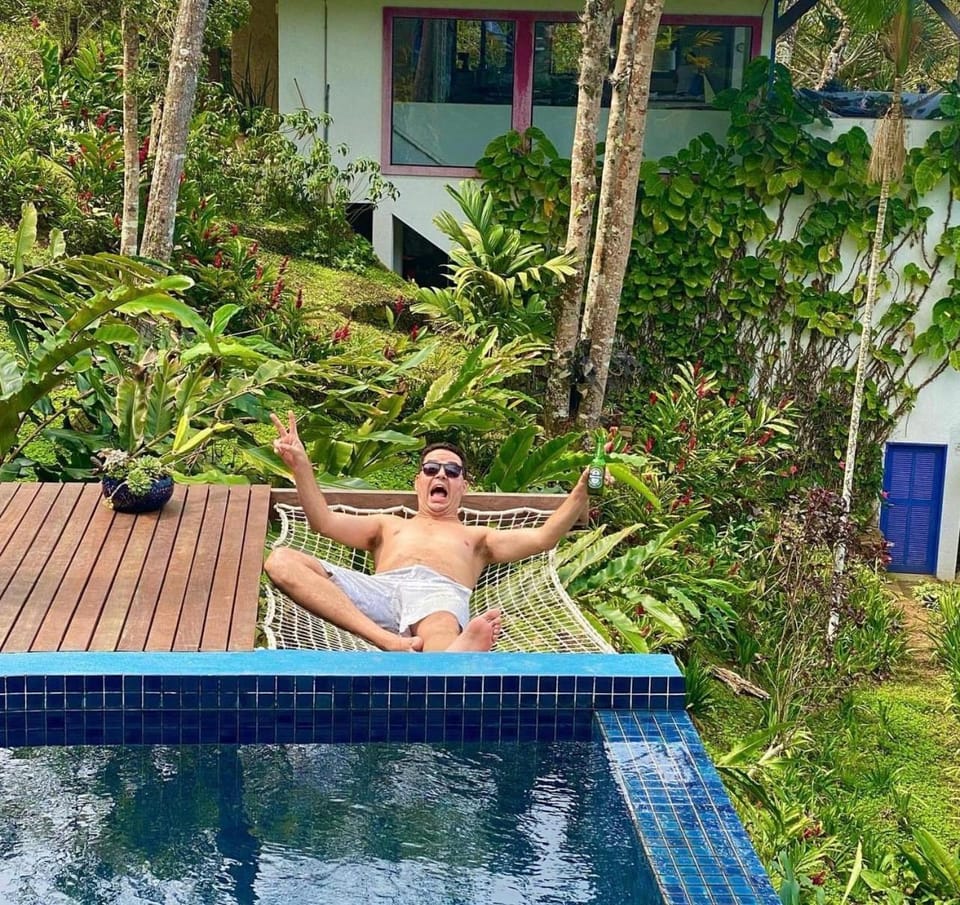 Natural landscape, Garden, Pool view, Swimming pool