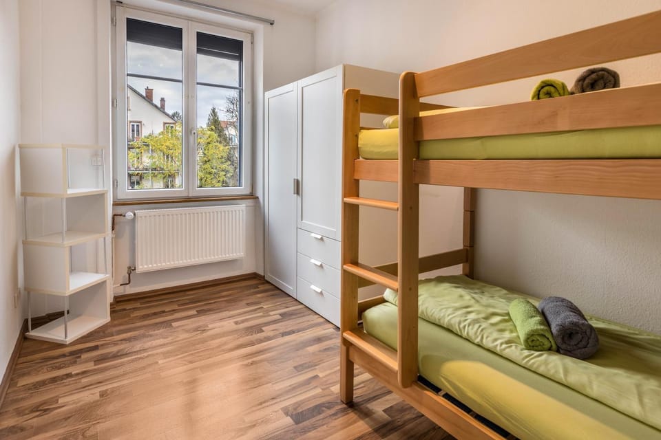 Property building, Living room, Bedroom