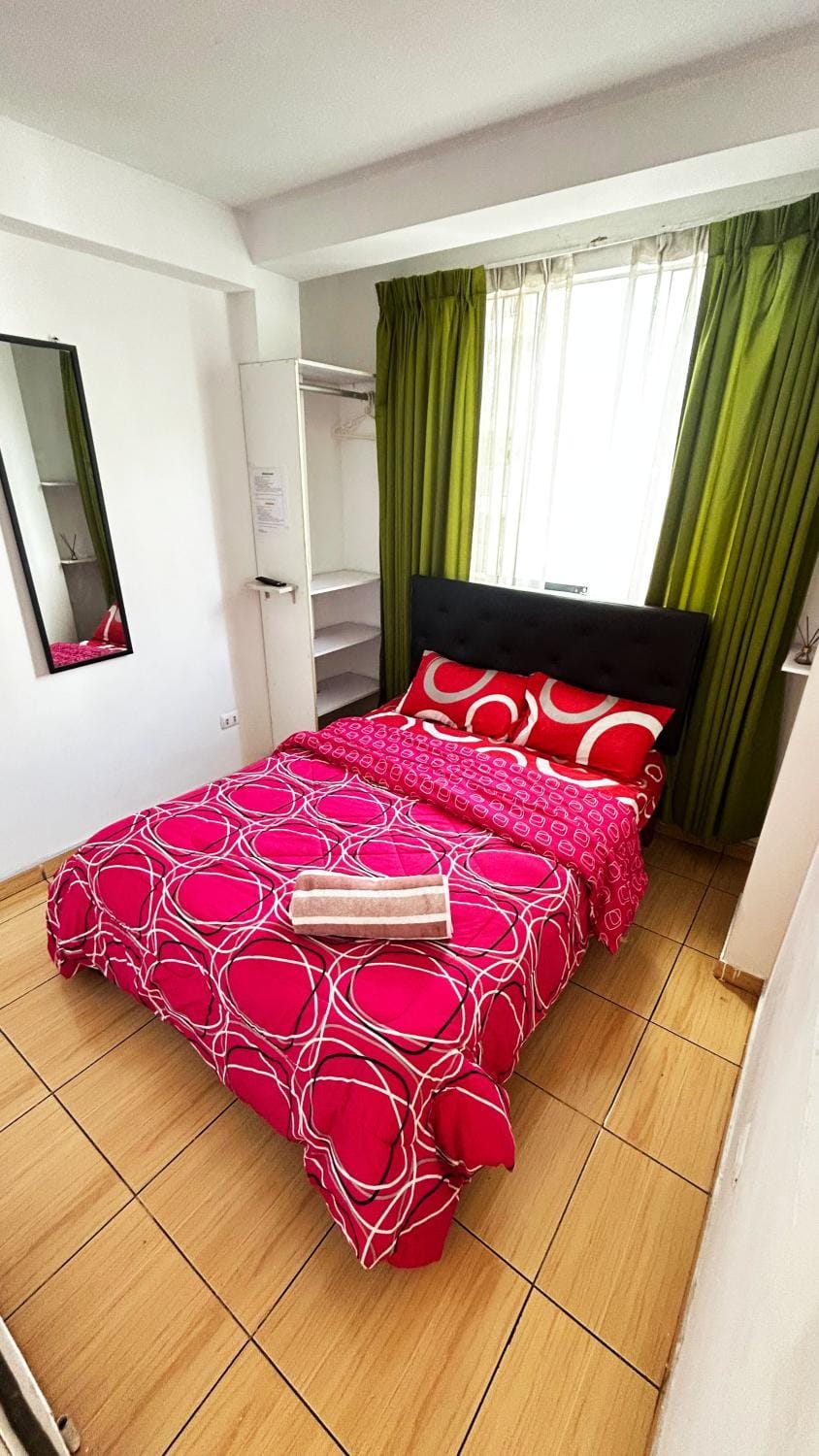 Bed, TV and multimedia