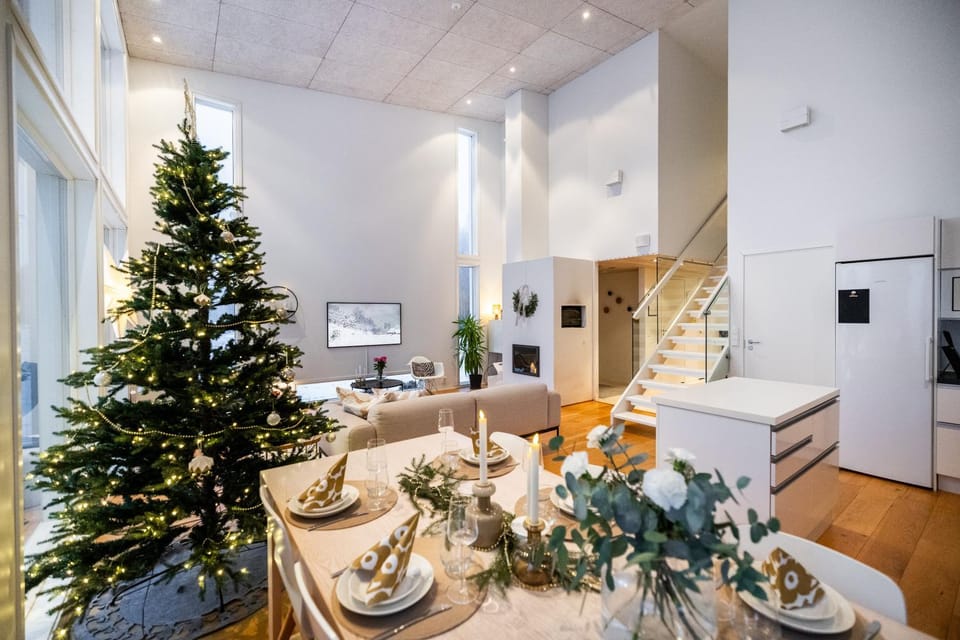 Villa Nightsky -private location, sauna and jacuzzi Villa in Rovaniemi