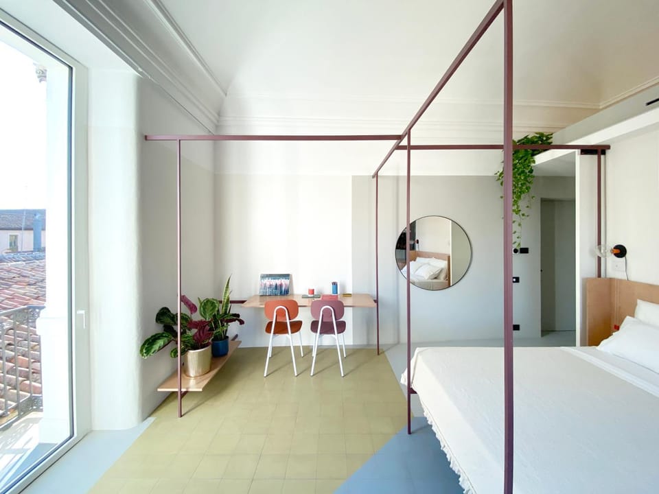 Bed, Photo of the whole room, Bedroom, City view, Landmark view