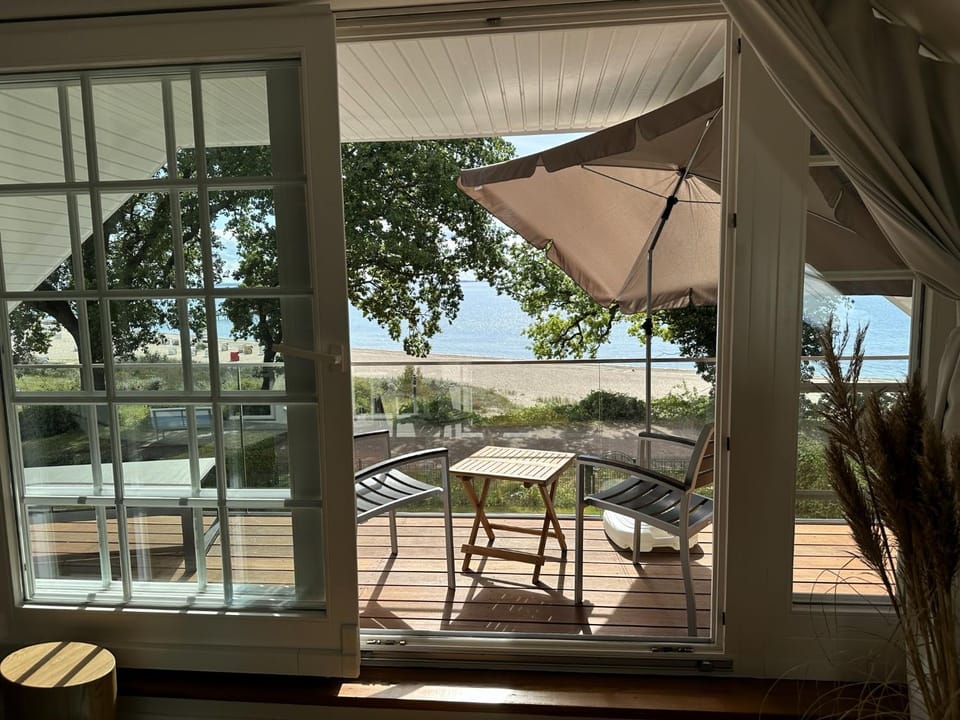 Balcony/Terrace, Living room, Photo of the whole room, Sea view, Sunrise, Sunset, sunbed