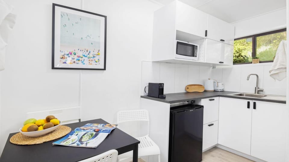 Kitchen or kitchenette, toaster