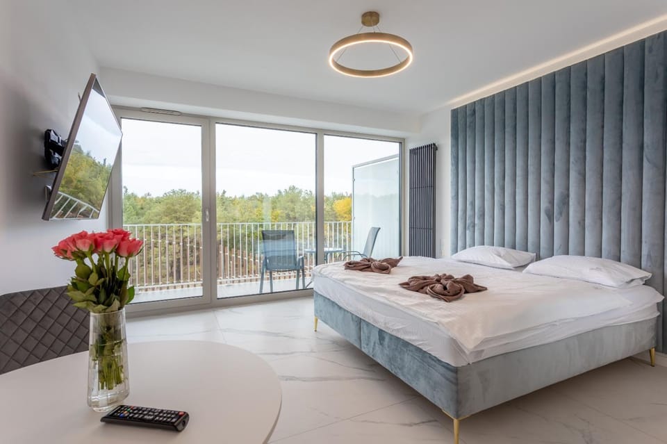 Bed, TV and multimedia, Photo of the whole room, towels