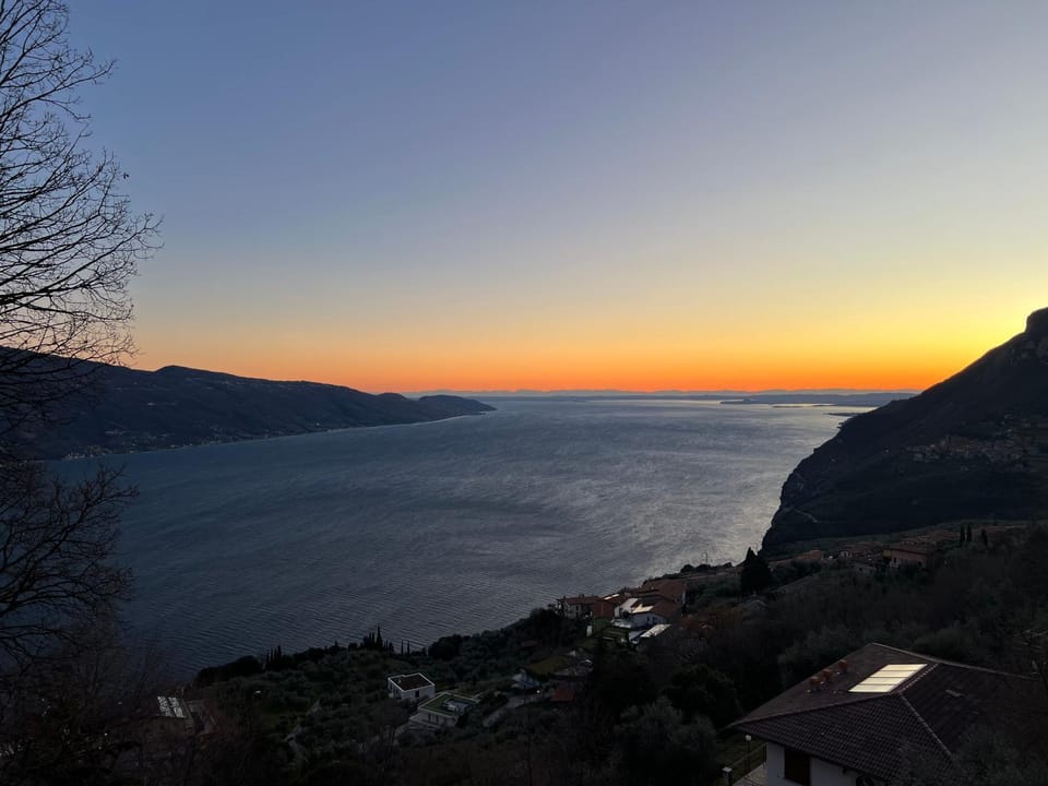Nearby landmark, Natural landscape, Lake view, Mountain view, Sunset
