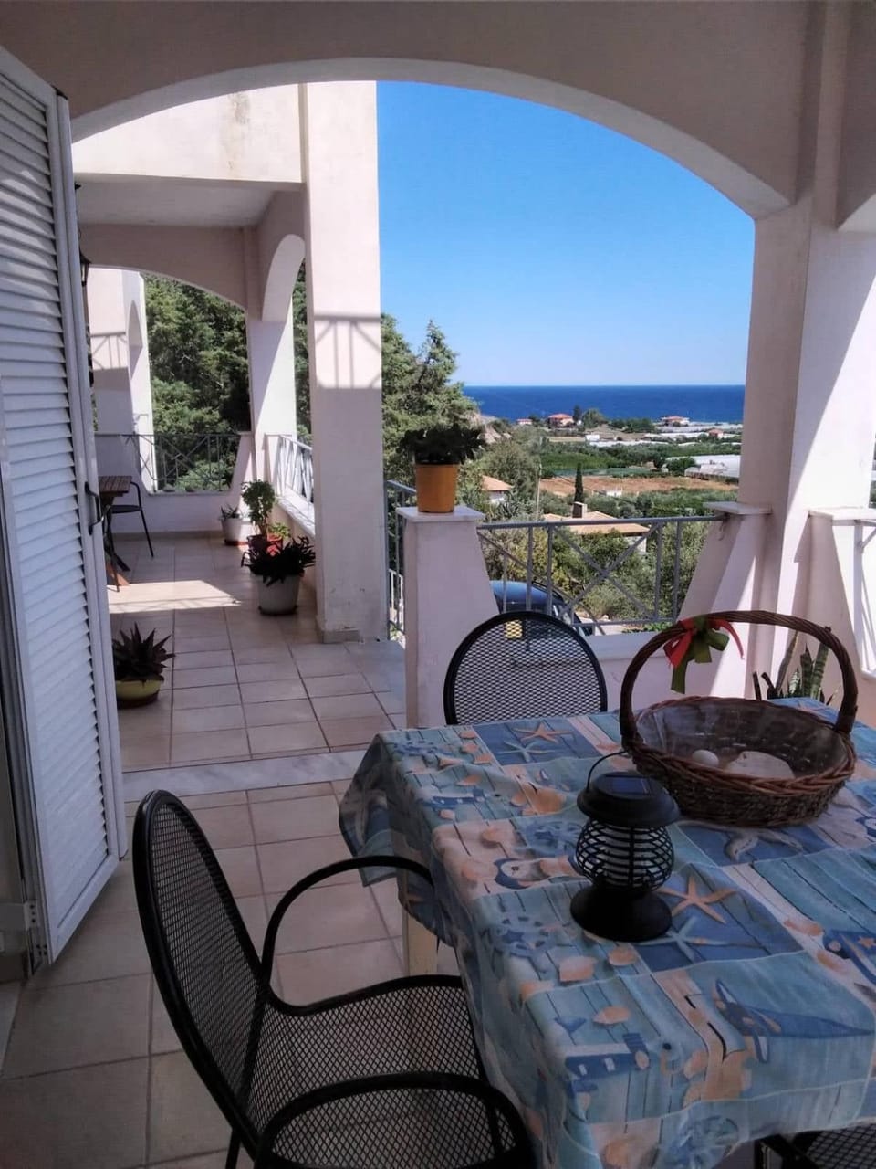 West Red Rock and View Leonidio maisonette studio Apartment in Arcadia, Greece