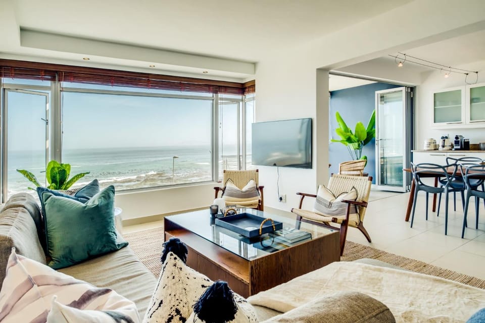 Living room, Seating area, Sea view