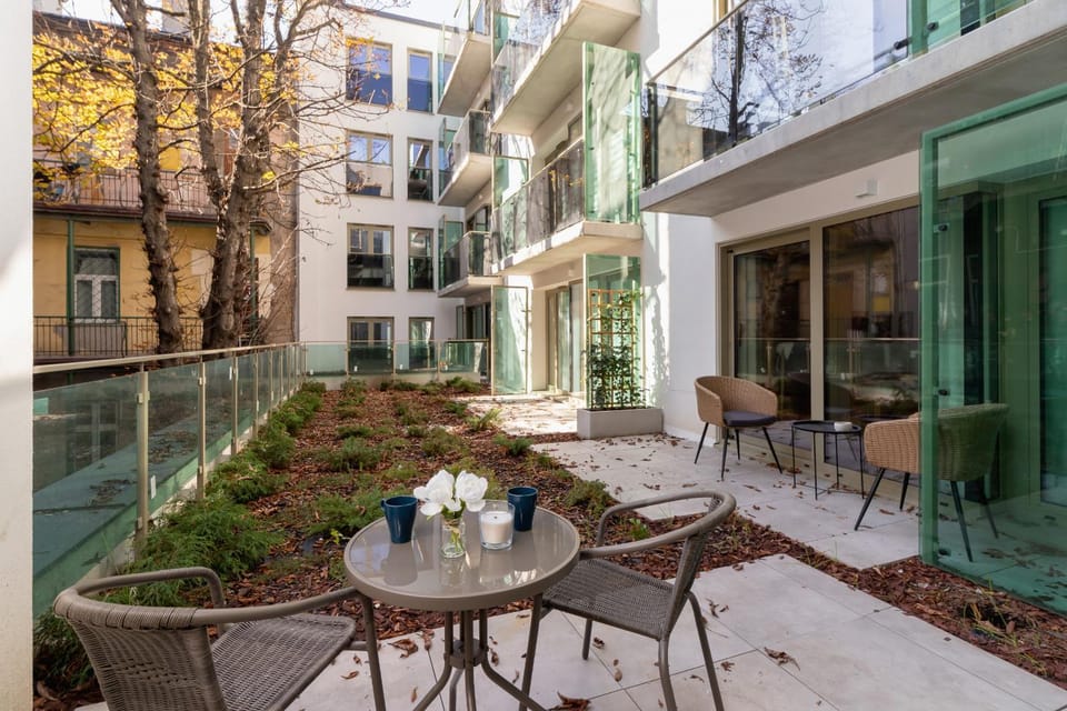 Property building, Patio