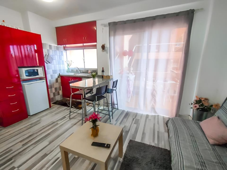 Living room, kitchen