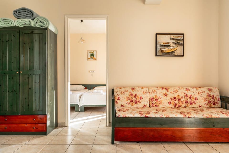 Property building, Living room, Bedroom