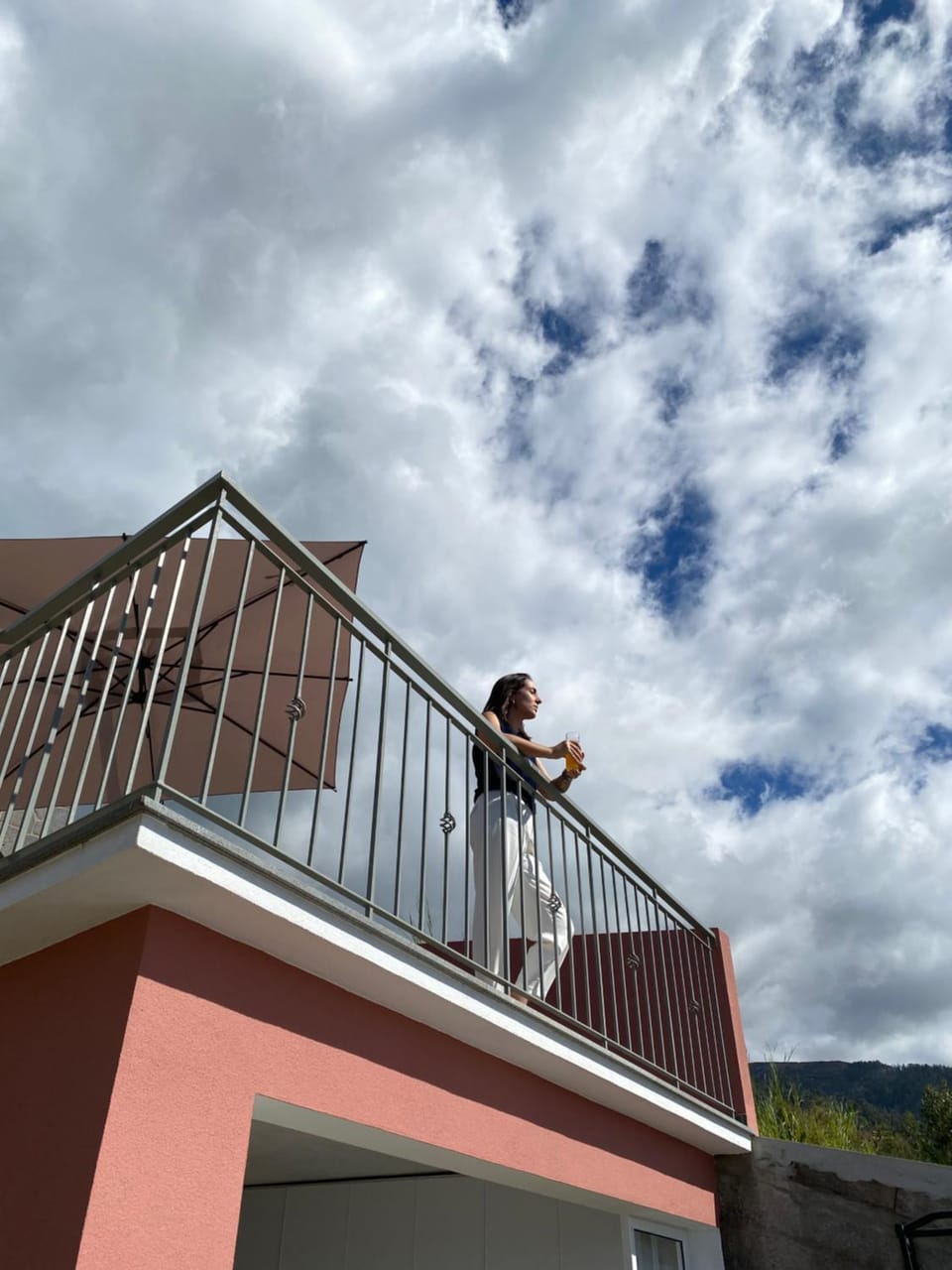 Property building, People, View (from property/room), Balcony/Terrace, group of guests, Family