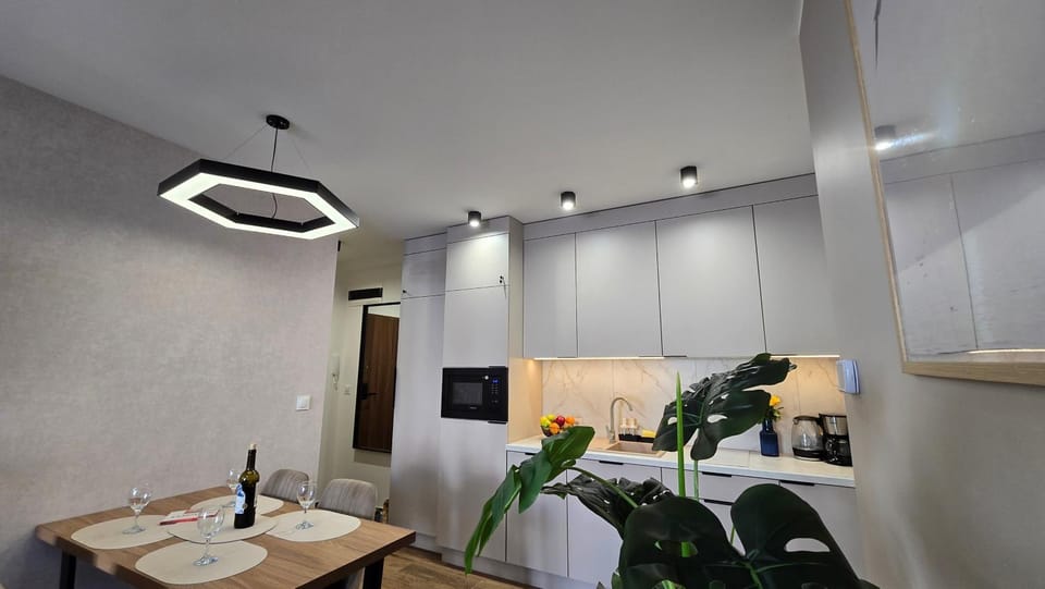 Coffee/tea facilities, Kitchen or kitchenette, Dining area, toaster