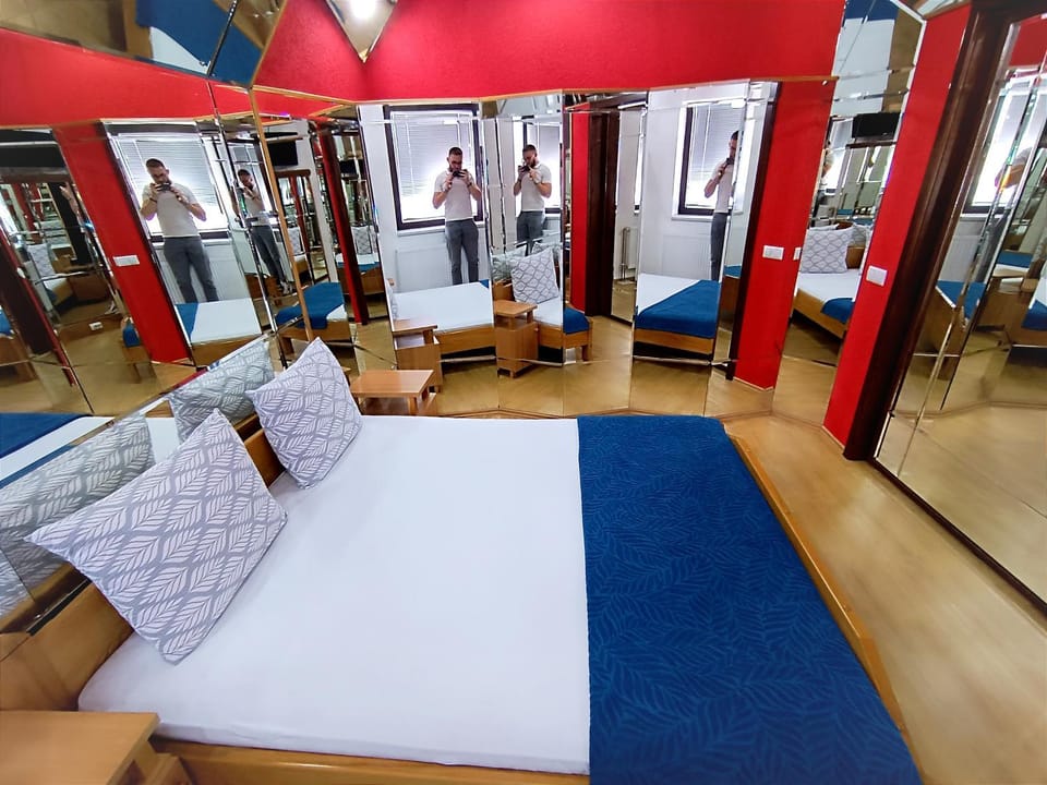 Bed, Living room, Photo of the whole room, Seating area, Bedroom