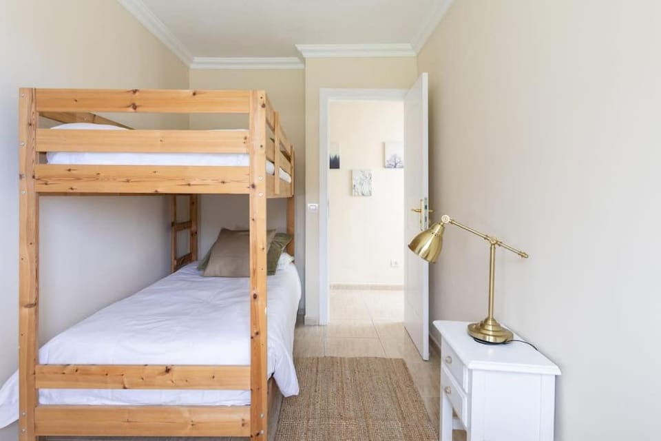 Photo of the whole room, Bedroom, bunk bed