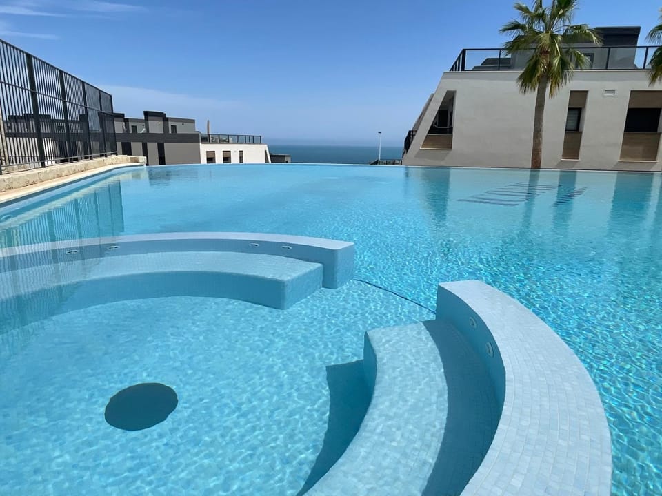 Day, Natural landscape, Pool view, Sea view, Swimming pool