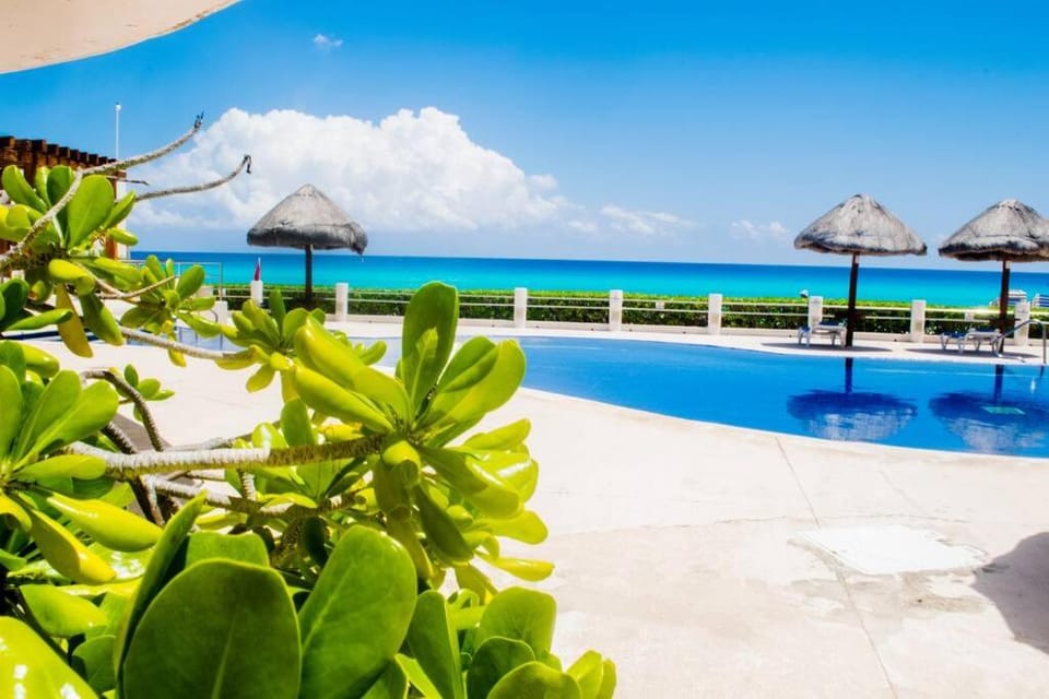 Day, Natural landscape, Beach, Pool view, Sea view, Swimming pool, sunbed