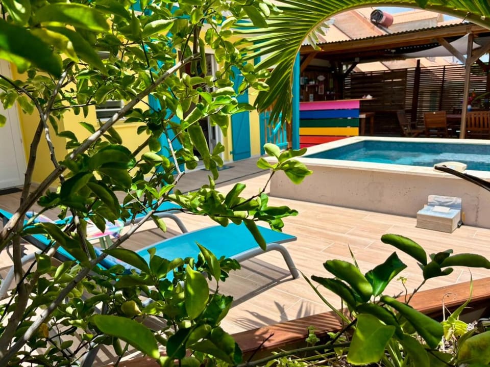 Patio, Day, Pool view, Swimming pool, sunbed