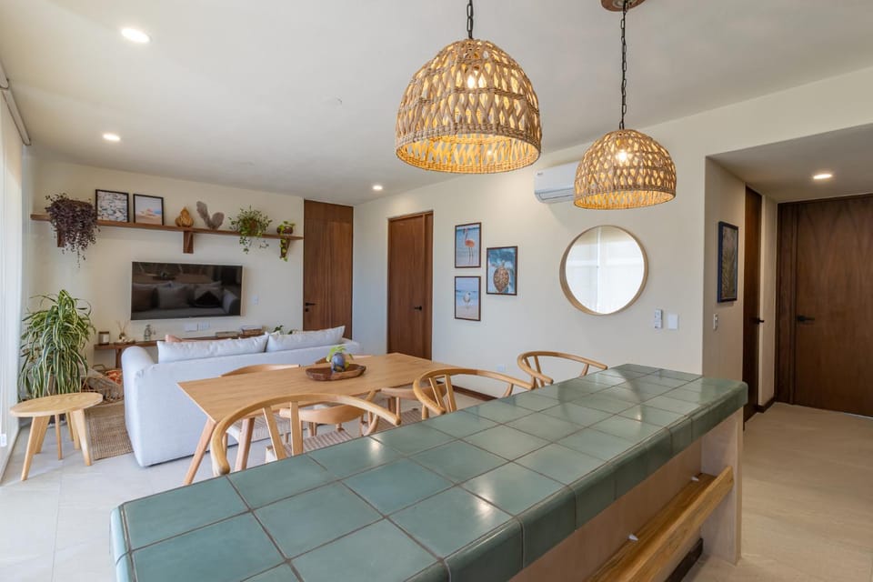 Ocean View 2 Bedroom Apartment in Punta Cocos - A201 House in Holbox