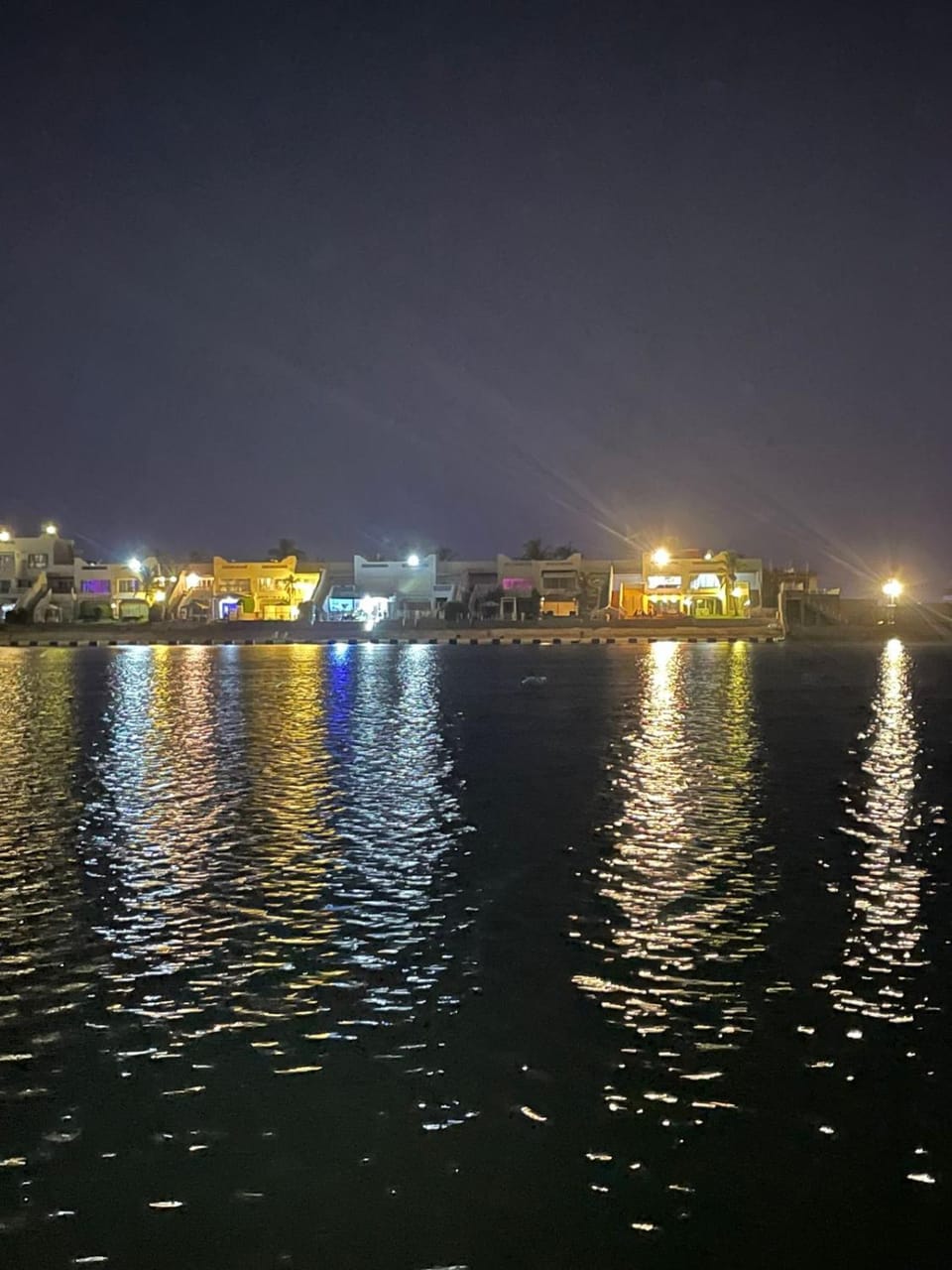 Night, Natural landscape, Sea view