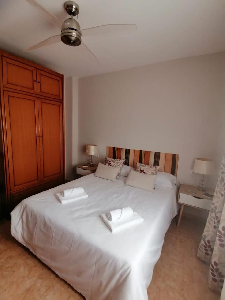 Bed, Photo of the whole room, Bedroom, towels, wardrobe