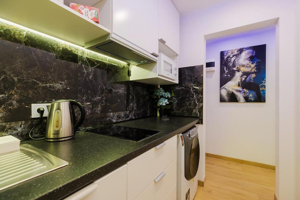 Coffee/tea facilities, Kitchen or kitchenette, dishwasher, pet friendly, stove, washing machine