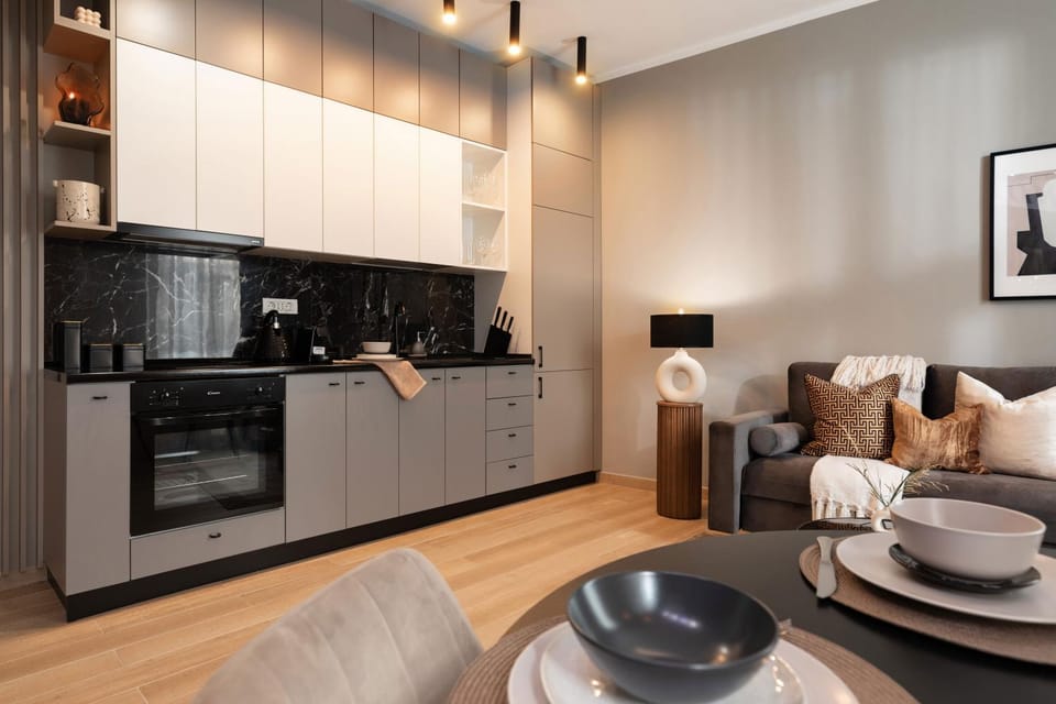 Coffee/tea facilities, Kitchen or kitchenette, Living room, Seating area, Dining area, dishwasher, pet friendly, stove
