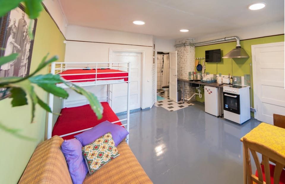 TV and multimedia, Kitchen or kitchenette, Living room, Seating area, Dining area, pet friendly, stove, toaster
