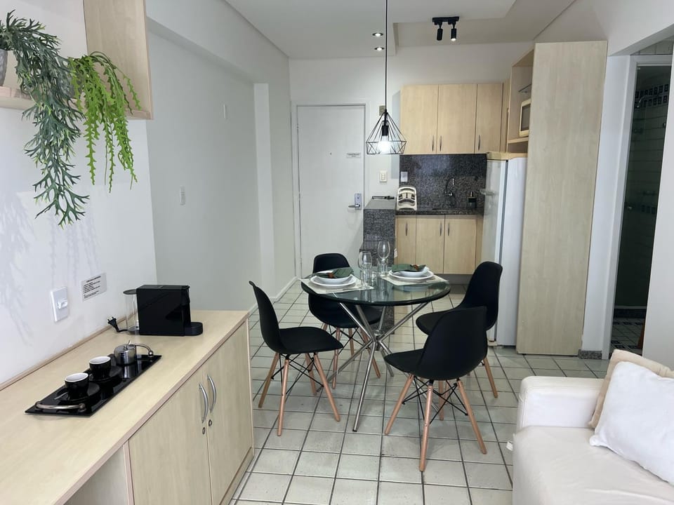 Kitchen or kitchenette, Living room, Dining area