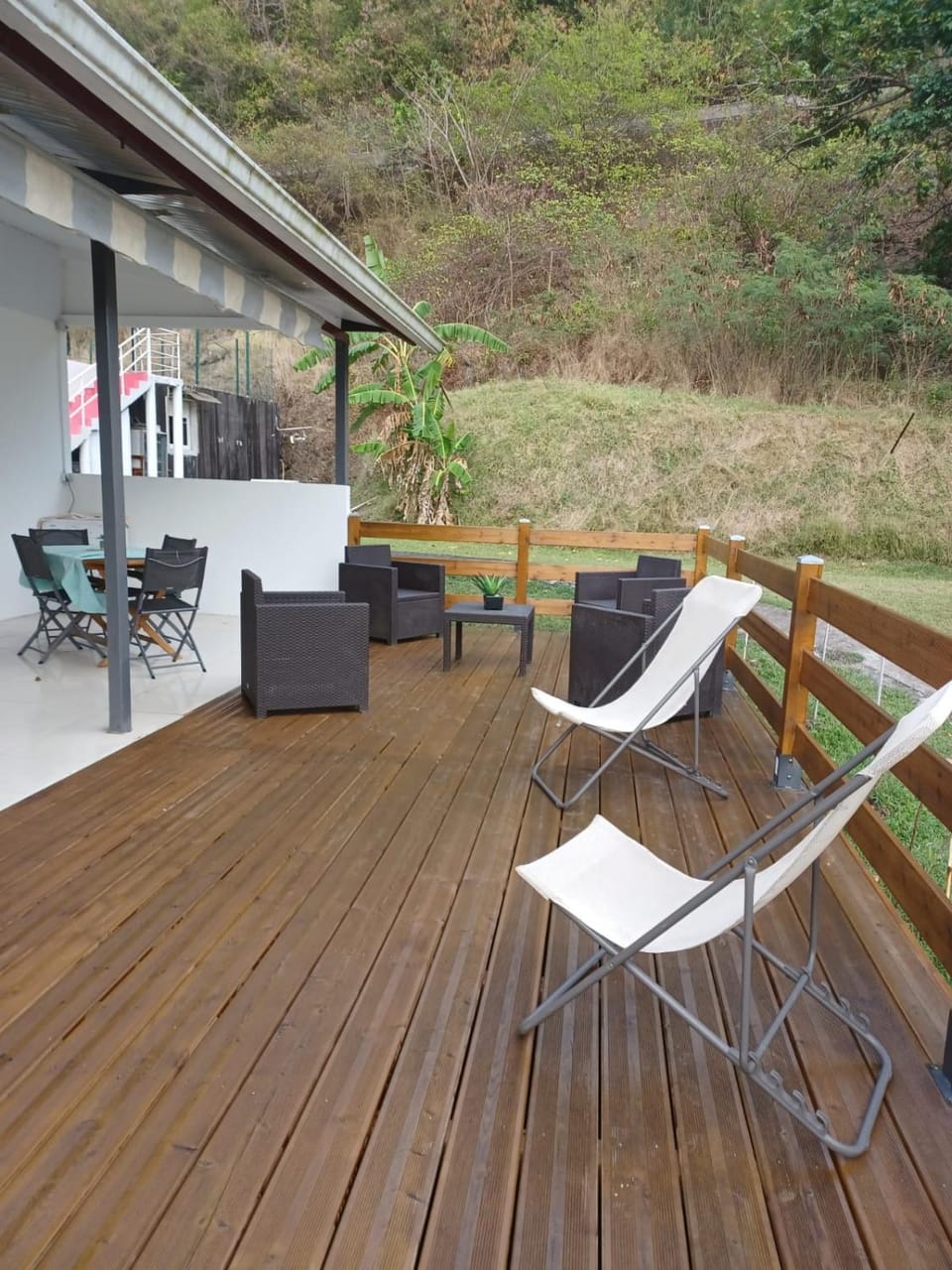 Patio, Natural landscape, Garden view