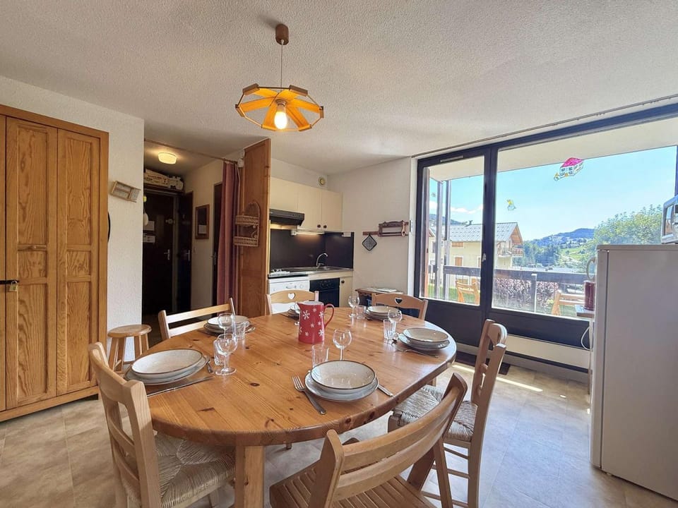 Appartement 3 pièces à Flumet - Parking - 6 personnes - FR-1-595-66 Apartment in Notre-Dame-de-Bellecombe