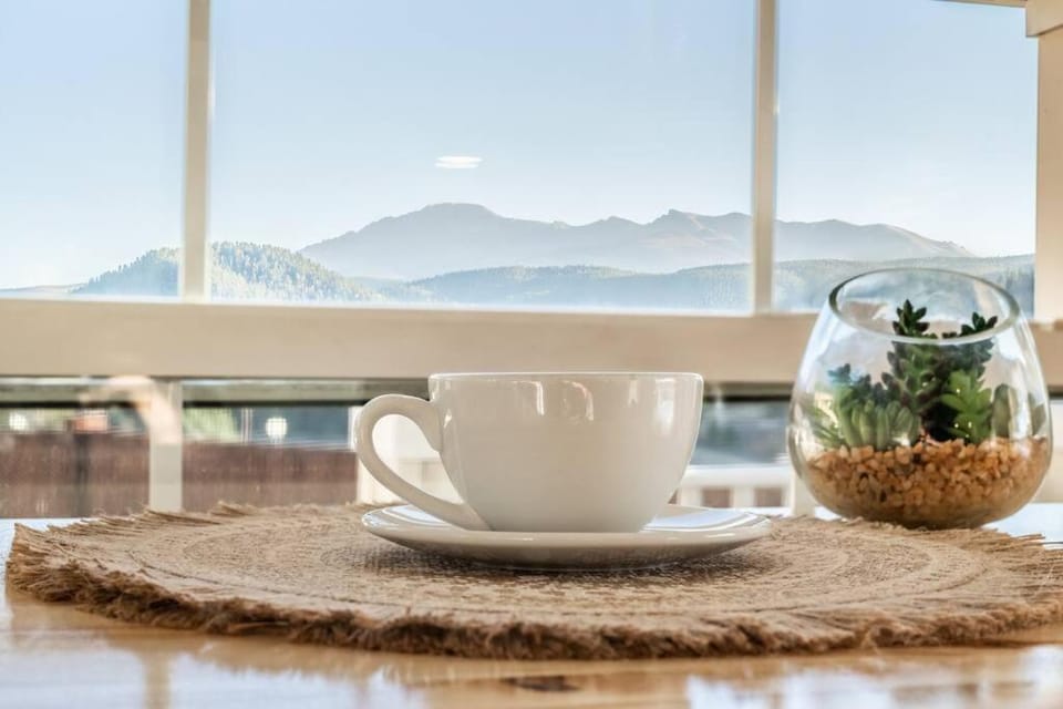 Natural landscape, Coffee/tea facilities, Dining area, Mountain view