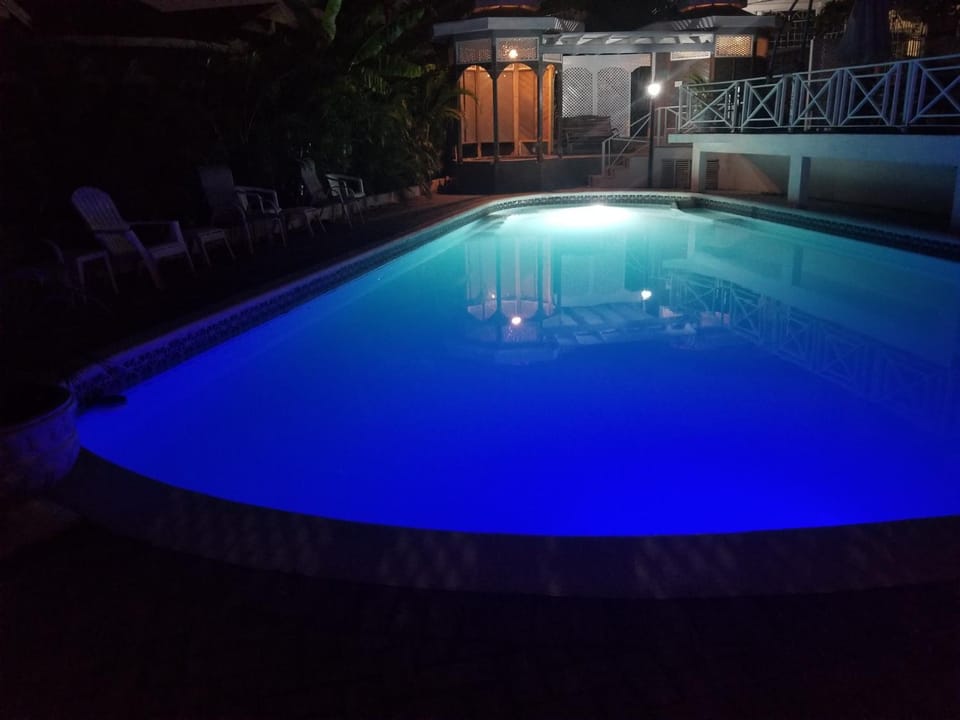 Night, Swimming pool